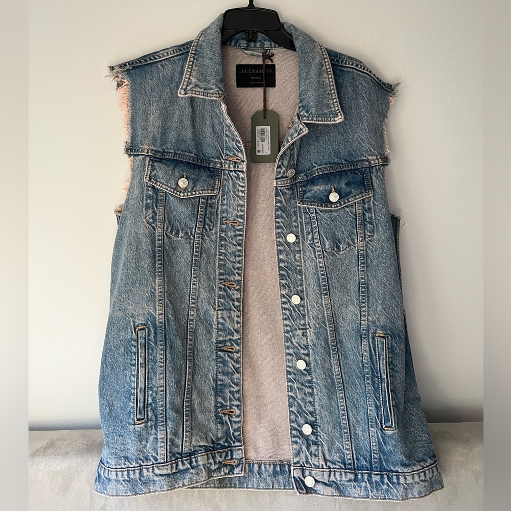 All SAINTS Heidi Denim Waistcoat